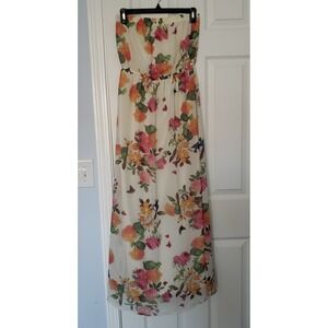 Forever 21 Womams Strapless Maxi Dress Size Medium